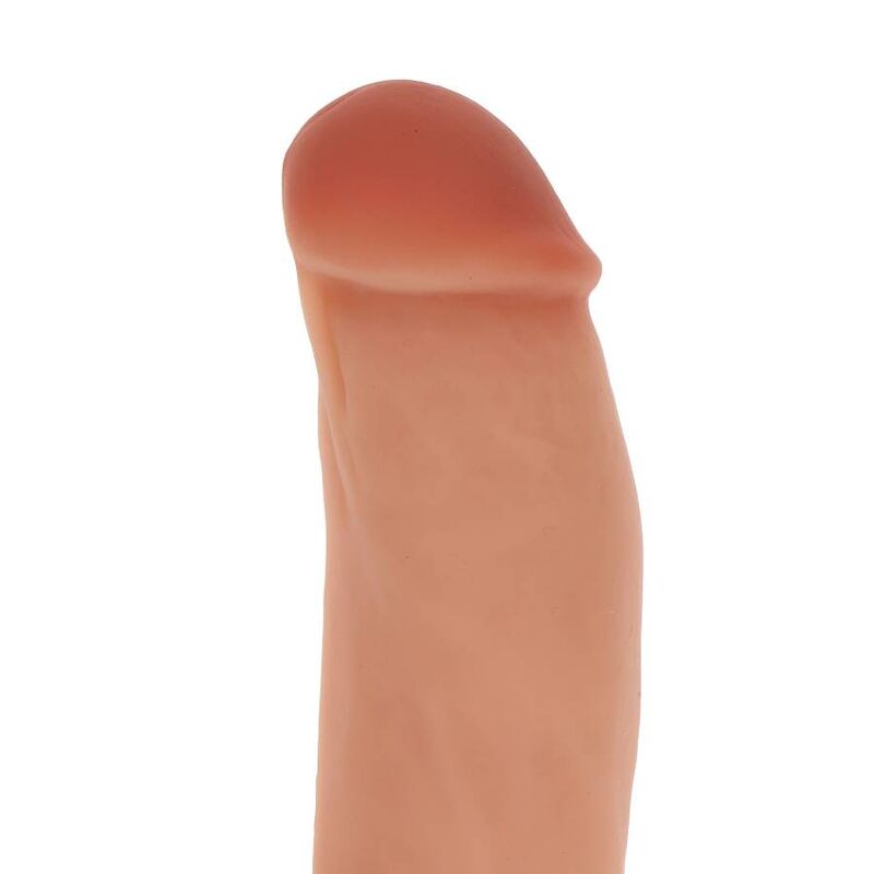 GET REAL - SILICON DILDO 18 CM WITH BALLS SKIN