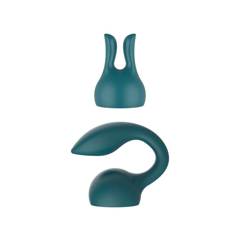 XOCOON - PERSONAL MASSAGER GREEN ATTACHMENTS