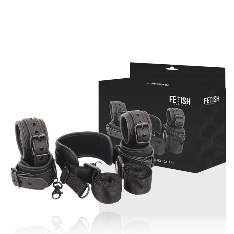 FETISH SUBMISSIVE - CHAMPIONSHIP POSITION WITH 4 NOPRENE-LINED HANDCUFFS