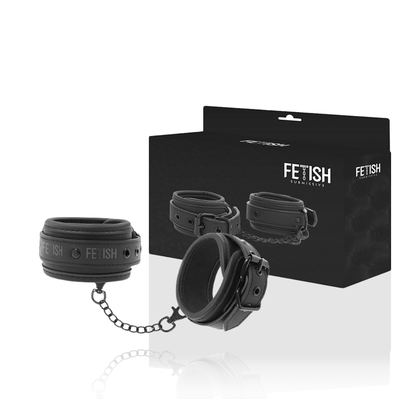 FETISH SUBMISSIVE - ANCHOR SUPPORTS MADE OF VEGAN LEATHER WITH NOPRENE LINING