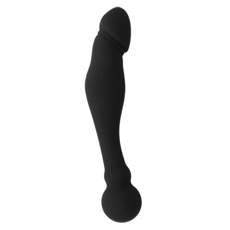 BLACK&amp;SILVER - KARL G-SPOT Stimulating Dildo 18 cm
