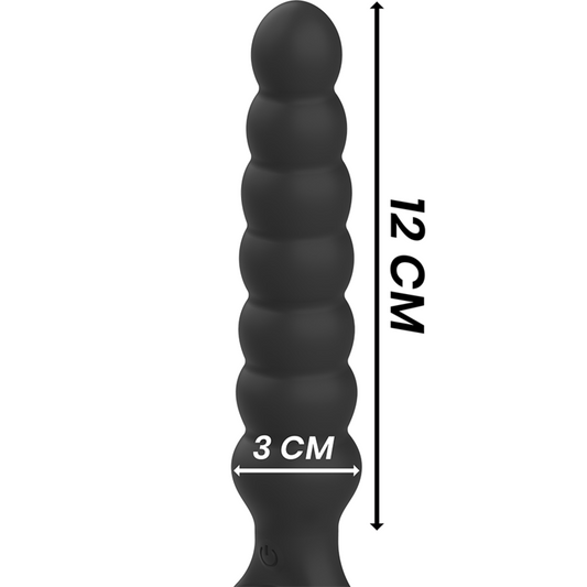 BLACK&amp;SILVER - BOB HIGH-PERFORMANCE SILICONE ANAL DILATOR