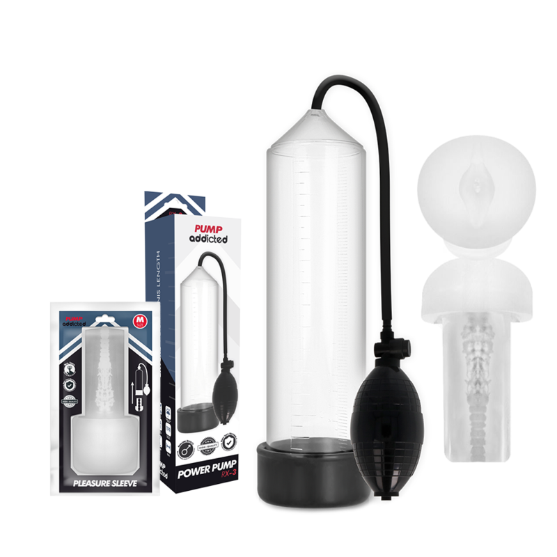 PUMP ADDICTED - RX3 TRANSPARENT MIT LUSTIGESHÜLLE