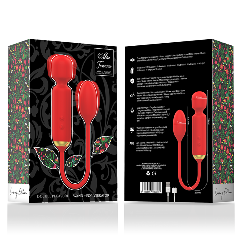 MIA - TOSCANA DOUBLE ENJOYMENT ROD + VIBRANT EGG