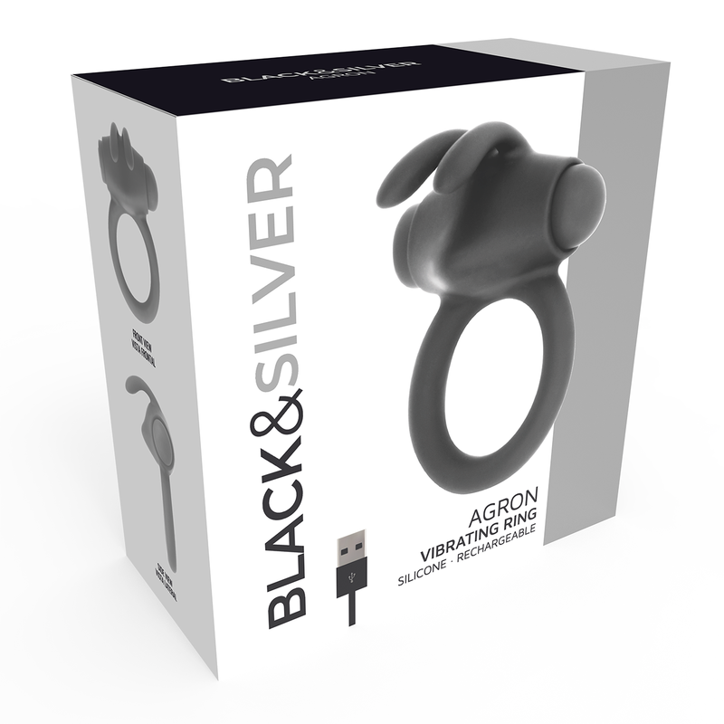 BLACK&amp;SILVER - AGRON RING 2.0