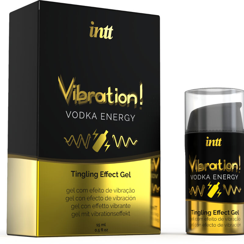 INTT - POWERFUL INTIMATELY Stimulating LIQUID VIBRATION GEL VODKA 15ML