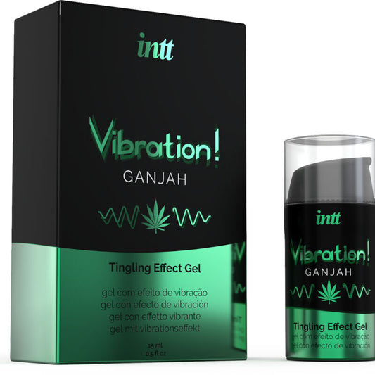 INTT - POWERFUL INTIMATELY Stimulating LIQUID VIBRATION GEL CANNABIS 15ML