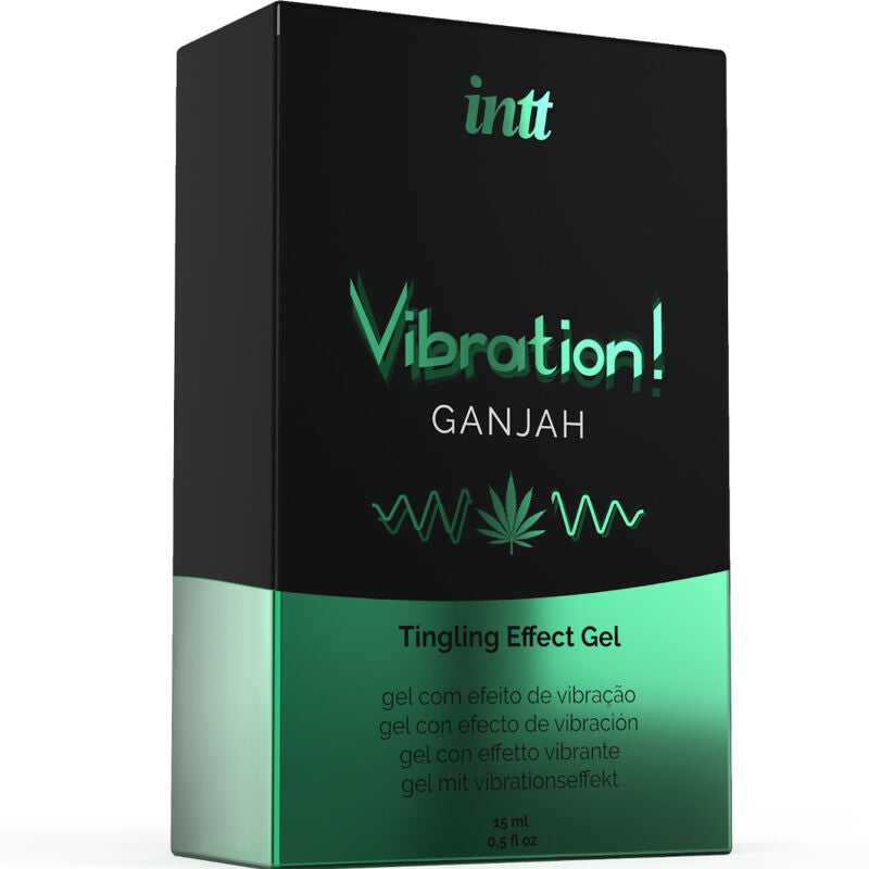 INTT - POWERFUL INTIMATELY Stimulating LIQUID VIBRATION GEL CANNABIS 15ML