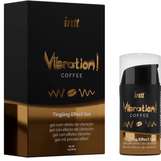 INTT - POWERFUL INTIMATELY Stimulating LIQUID VIBRATION GEL COFFEE 15ML