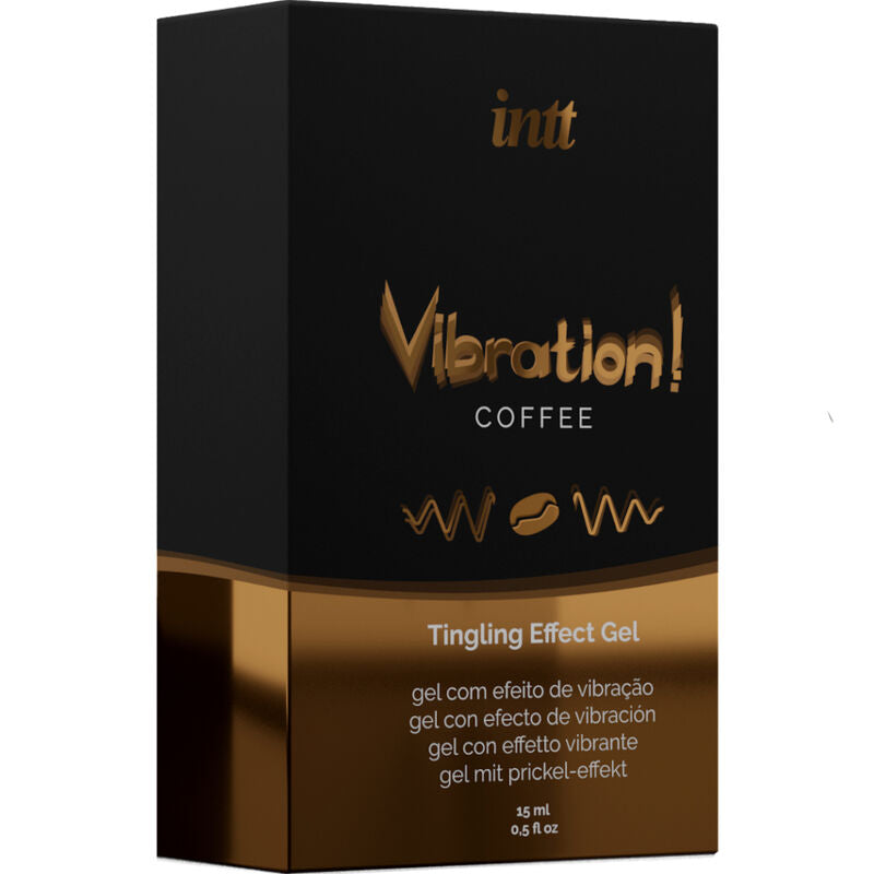 INTT - POWERFUL INTIMATELY Stimulating LIQUID VIBRATION GEL COFFEE 15ML
