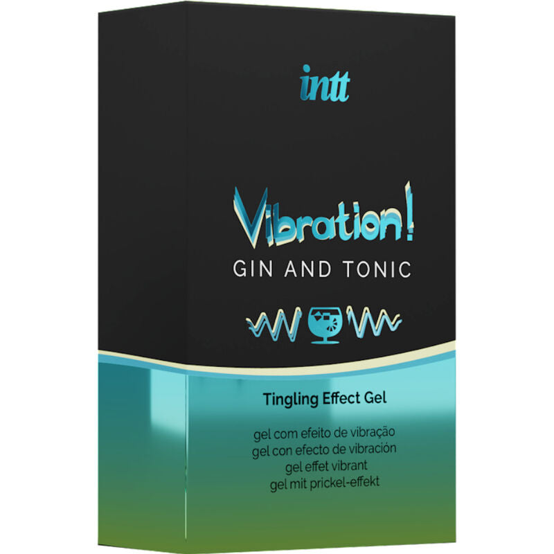 INTT - POWERFUL INTIMATELY Stimulating LIQUID VIBRATOR GEL GIN &amp; TONIC 15 ml
