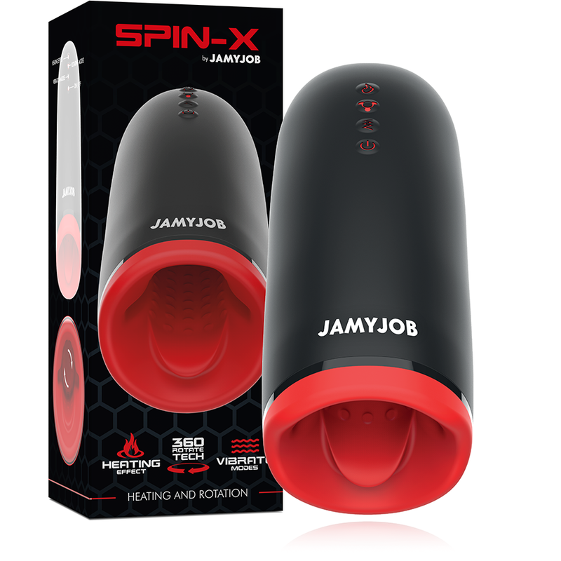 JAMYJOB - SPIN-X HEATING AND ROTATIONAL MASTURBATOR