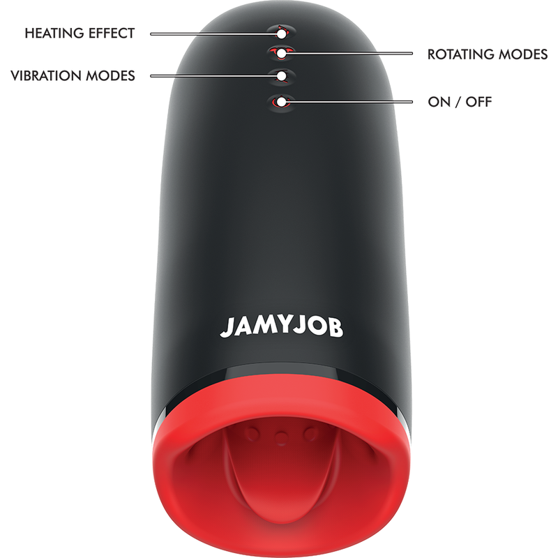JAMYJOB - SPIN-X HEATING AND ROTATIONAL MASTURBATOR