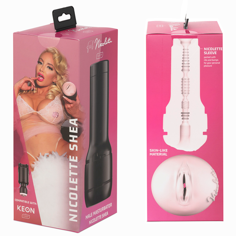 KIIROO - KEON + FEEL NICOLETTE SHEA STROKER + AQUA-QUALITTS LUBRICANT 50 ML 