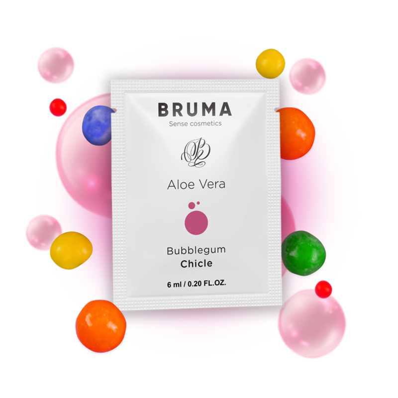 BRUMA - ALOE VERA LUBRICANT BUBBLEGUM FLAVOR 6 ML