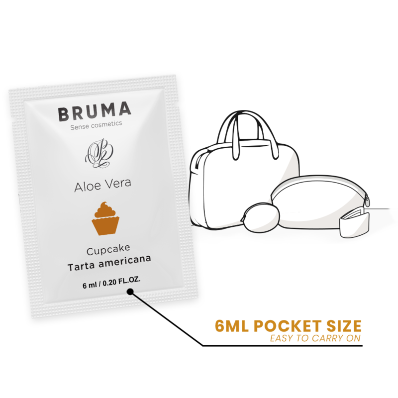 BRUMA - ALOE VERA LUBRICANT CUPCAKE FLAVOR 6 ML