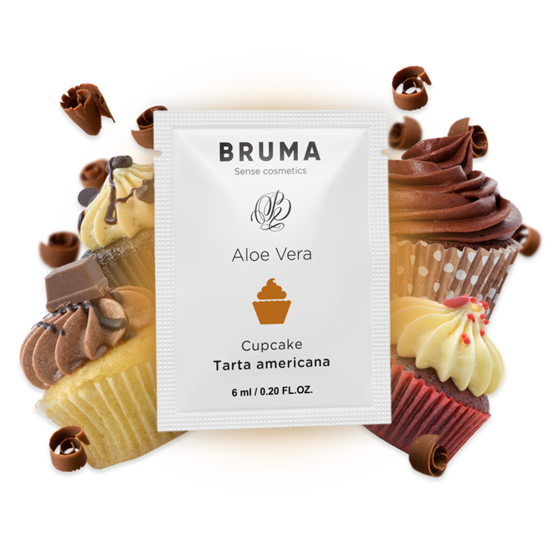 BRUMA - ALOE VERA LUBRICANT CUPCAKE FLAVOR 6 ML