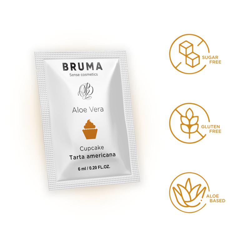 BRUMA - ALOE VERA LUBRICANT CUPCAKE FLAVOR 6 ML