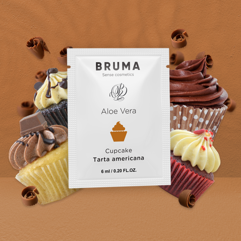 BRUMA - ALOE VERA LUBRICANT CUPCAKE FLAVOR 6 ML