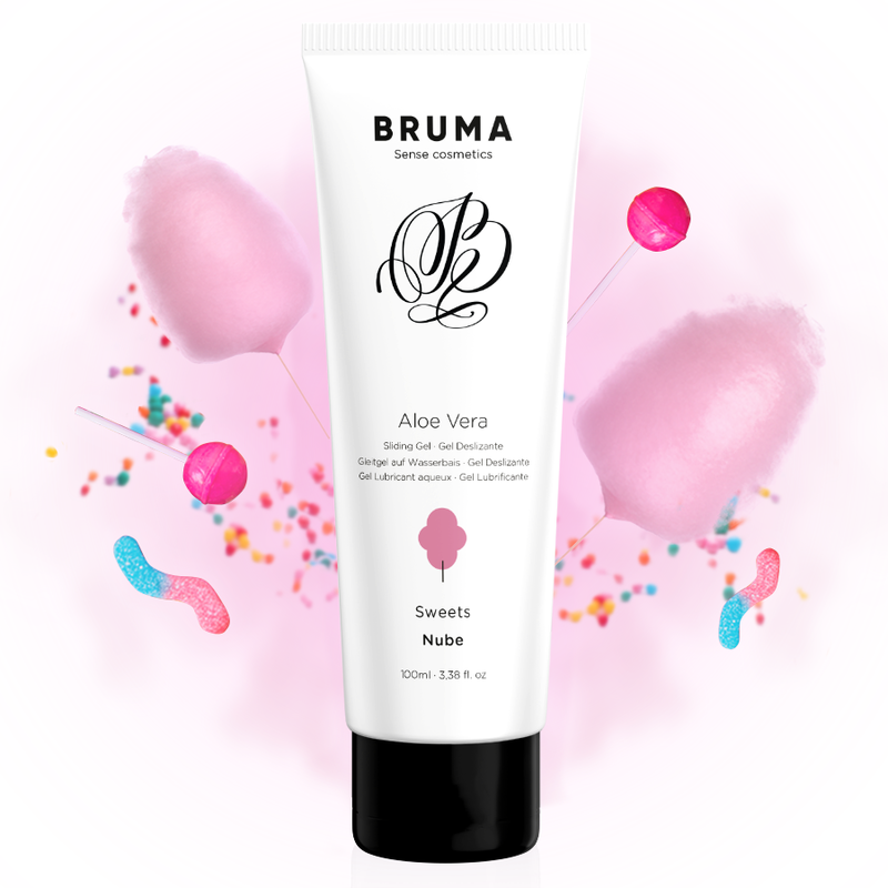 BRUMA - ALOE VERA LUBRICANT COTTON CANDY FLAVOR 100 ML