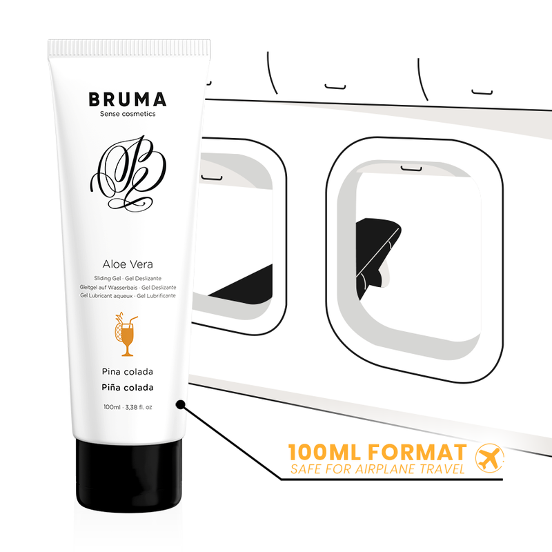 BRUMA - ALOE VERA LUBRICANT PINA COLADA FLAVOR 100 ML