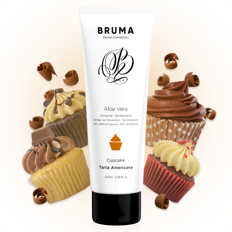 BRUMA - ALOE VERA LUBRICANT CUPCAKE FLAVOR 100 ML