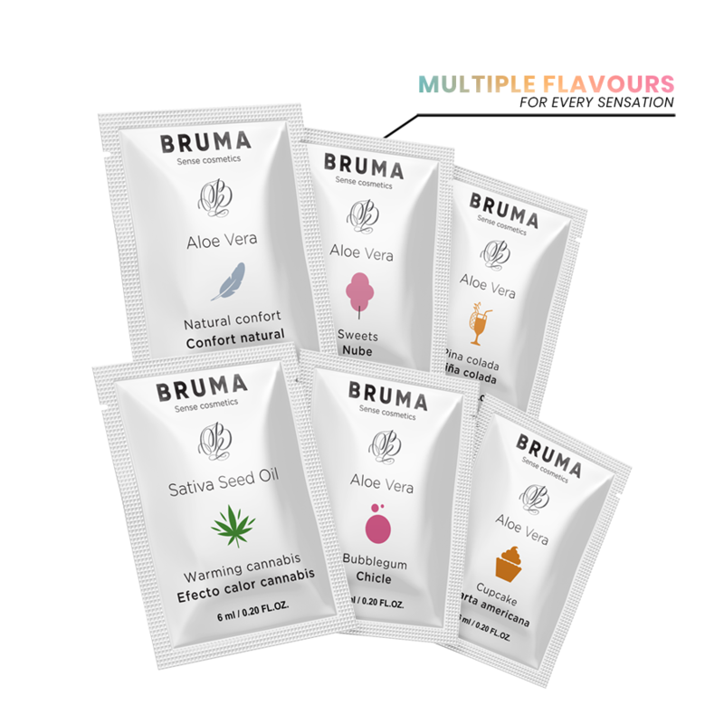 BRUMA - ALOE VERA LUBRICANT BUBBLEGUM FLAVOR 6 ML
