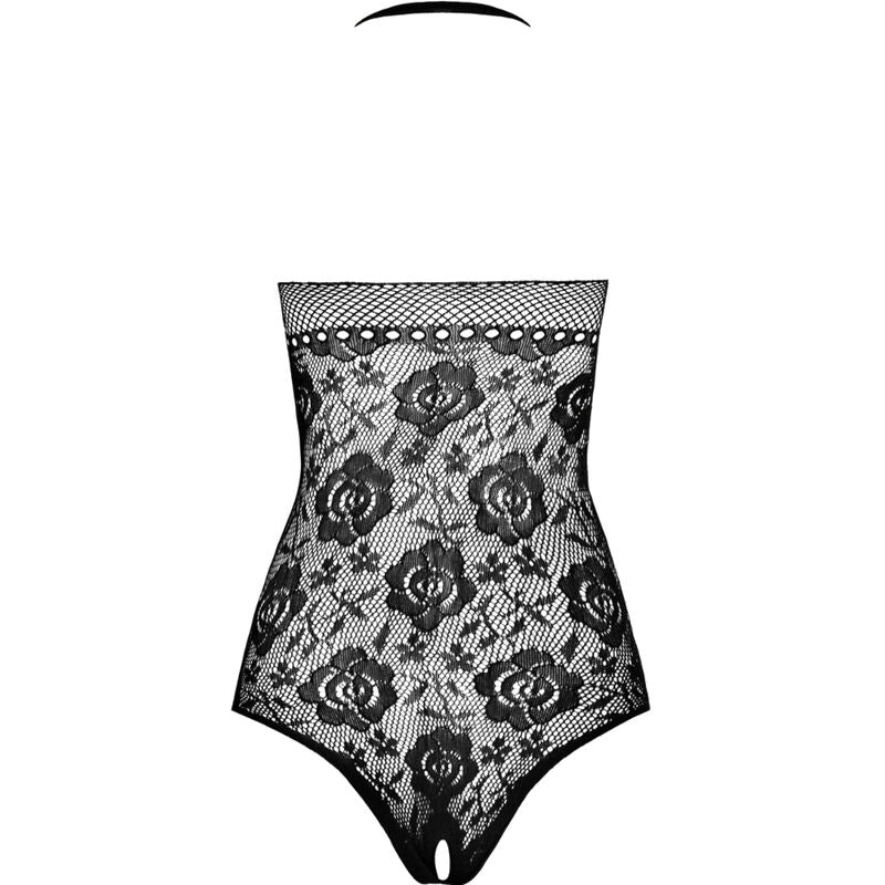 PASSION - BS094 BLACK BODYSTOCKINGS, ONE SIZE