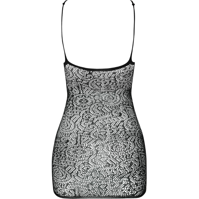 PASSION - BS096 BLACK BODYSTOCKINGS, ONE SIZE