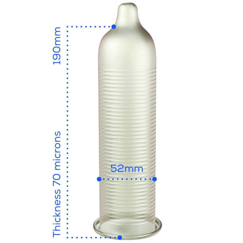 PASANTE - CONDOMS WITH WARMING EFFECT, 144 UNITS IN A POUCH