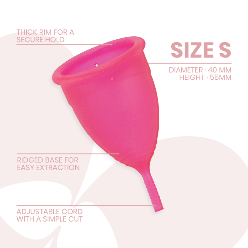 INTIMICHIC - MENSTRUAL CUP MEDICAL SILICONE - SIZE S