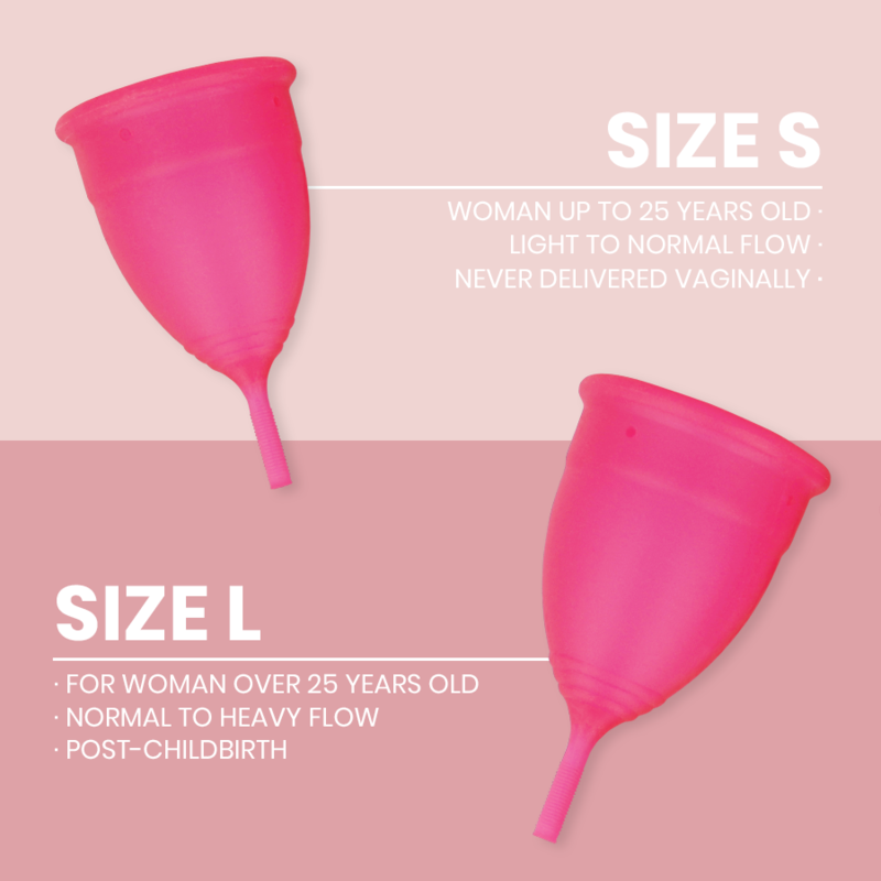 INTIMICHIC - MENSTRUAL CUP MEDICAL SILICONE - SIZE S