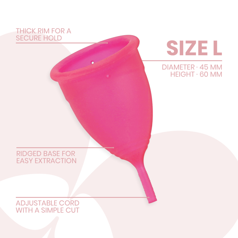 INTIMICHIC - MENSTRUAL CUP MEDICAL SILICONE - SIZE L