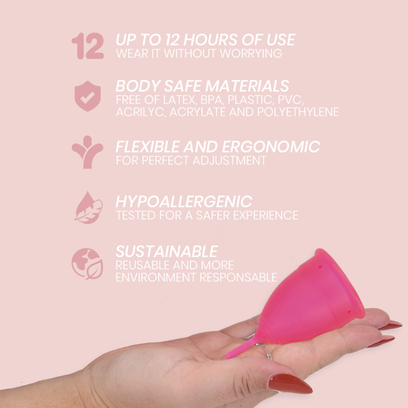 INTIMICHIC - MENSTRUAL CUP MEDICAL SILICONE - SIZE L