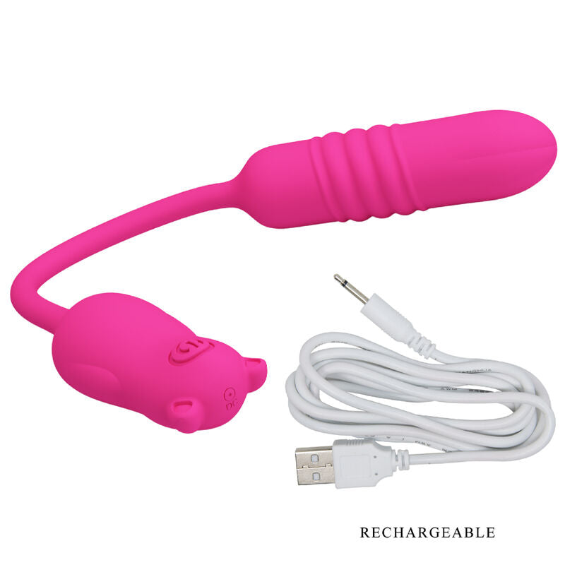 PRETTY LOVE - NOBIKUMA PINK SILICONE VIBRANT BULLET