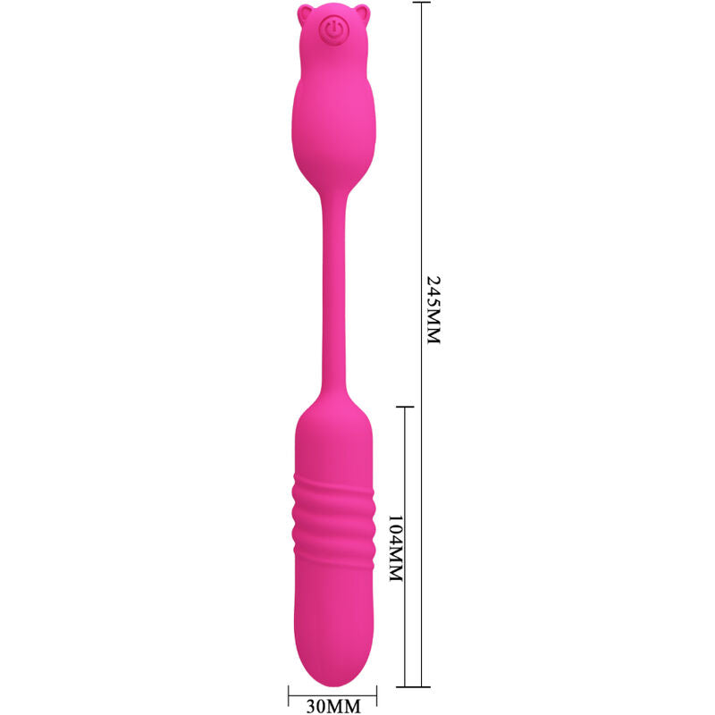 PRETTY LOVE - NOBIKUMA PINK SILICONE VIBRANT BULLET