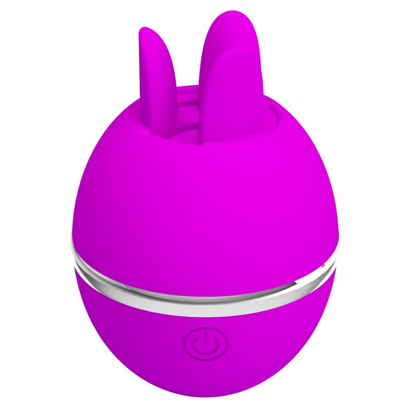 PRETTY LOVE - GEMINI BALL PURPLE. ROUND SILICONE VIBRATOR