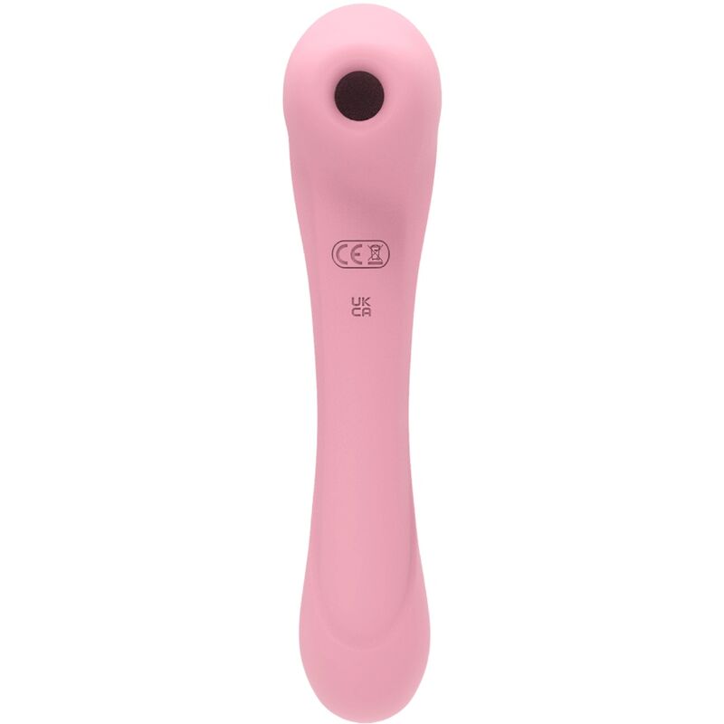 FEMINTIMATE - DAISY MASSAGER WITH SUCTION AND VIBRATOR PINK