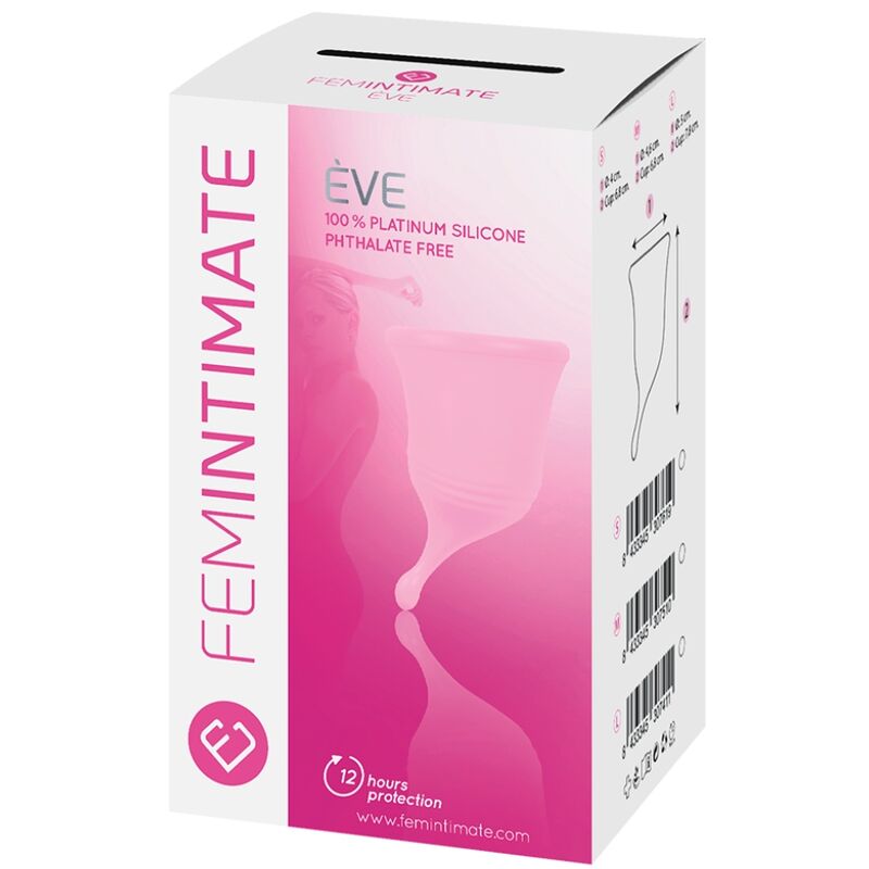 FEMINTIMATE - EVE NEW SILICONE MENSTRUAL BAG - SIZE L