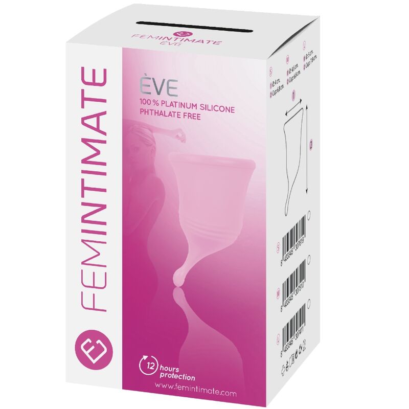 FEMINTIMATE - EVE NEW SILICONE MENSTRUAL BAG - SIZE S
