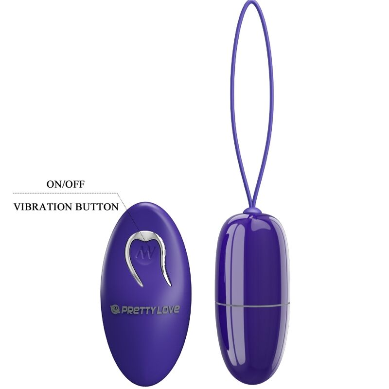 PRETTY LOVE - SELKIE YOUTH MINI VIBRANT EGG VIOLET REMOTE CONTROL