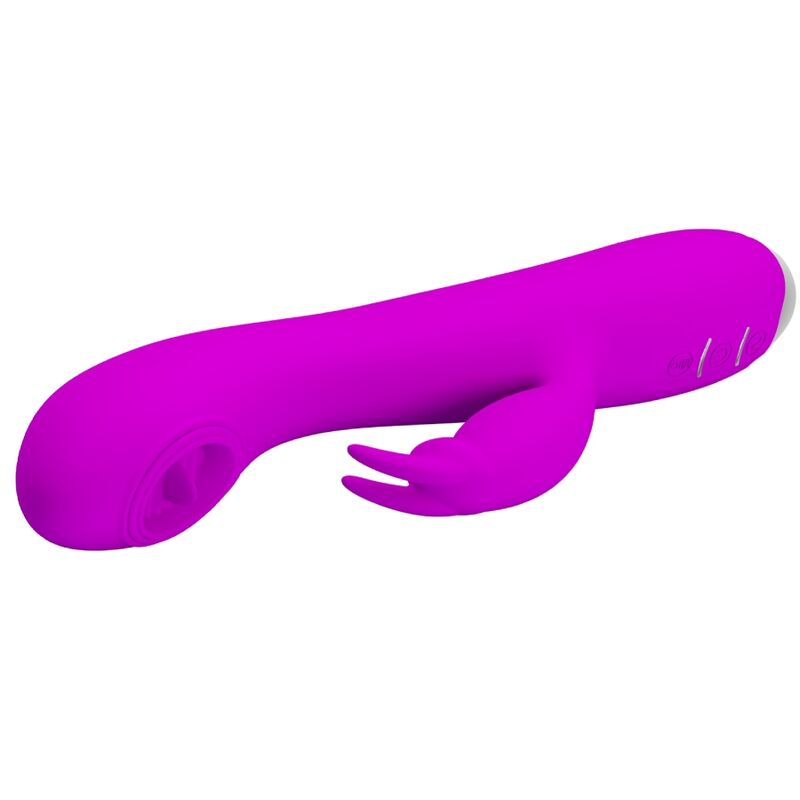 PRETTY LOVE - RACHEL RECHARGEABLE VIBRATOR WITH PURPLE SUCTION CUP