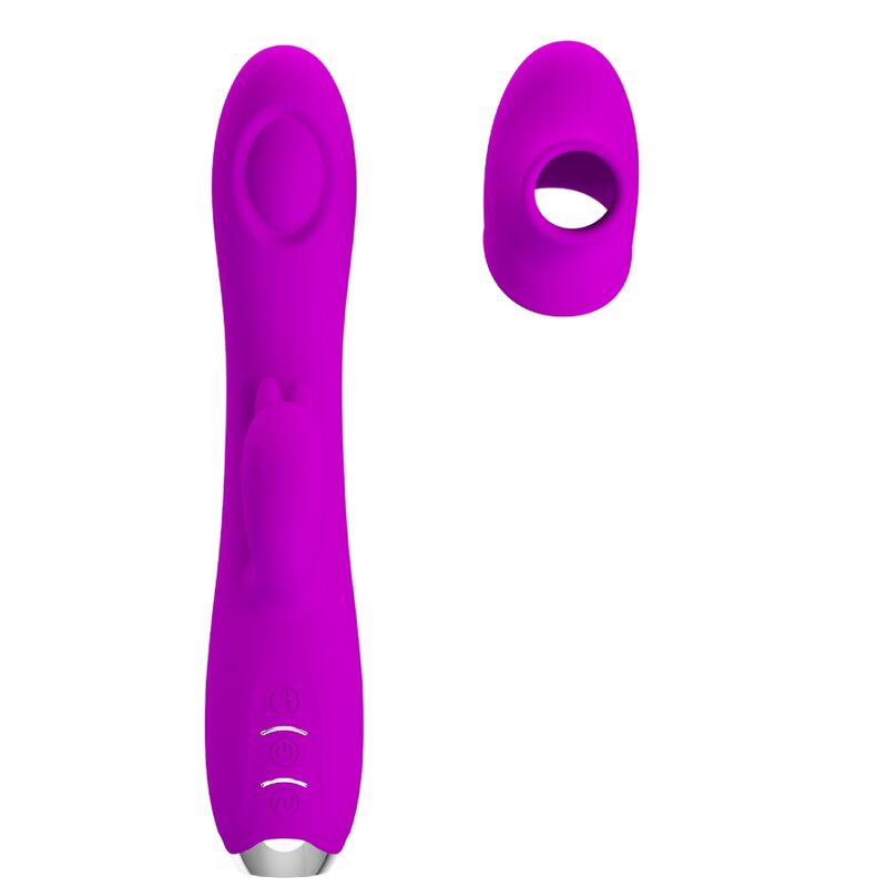 PRETTY LOVE - REGINA RECHARGEABLE VIBRATOR SUCTION GEL PURPLE