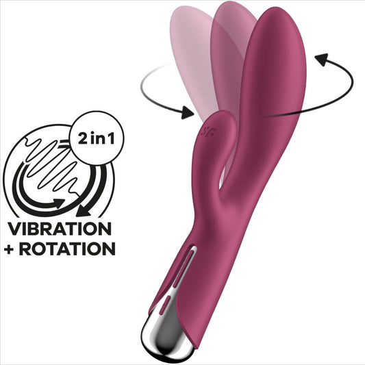 SATISFYER - SPINNING RABBIT 1 STIMULATION OF THE CLITORAL AND RED G-SPOT