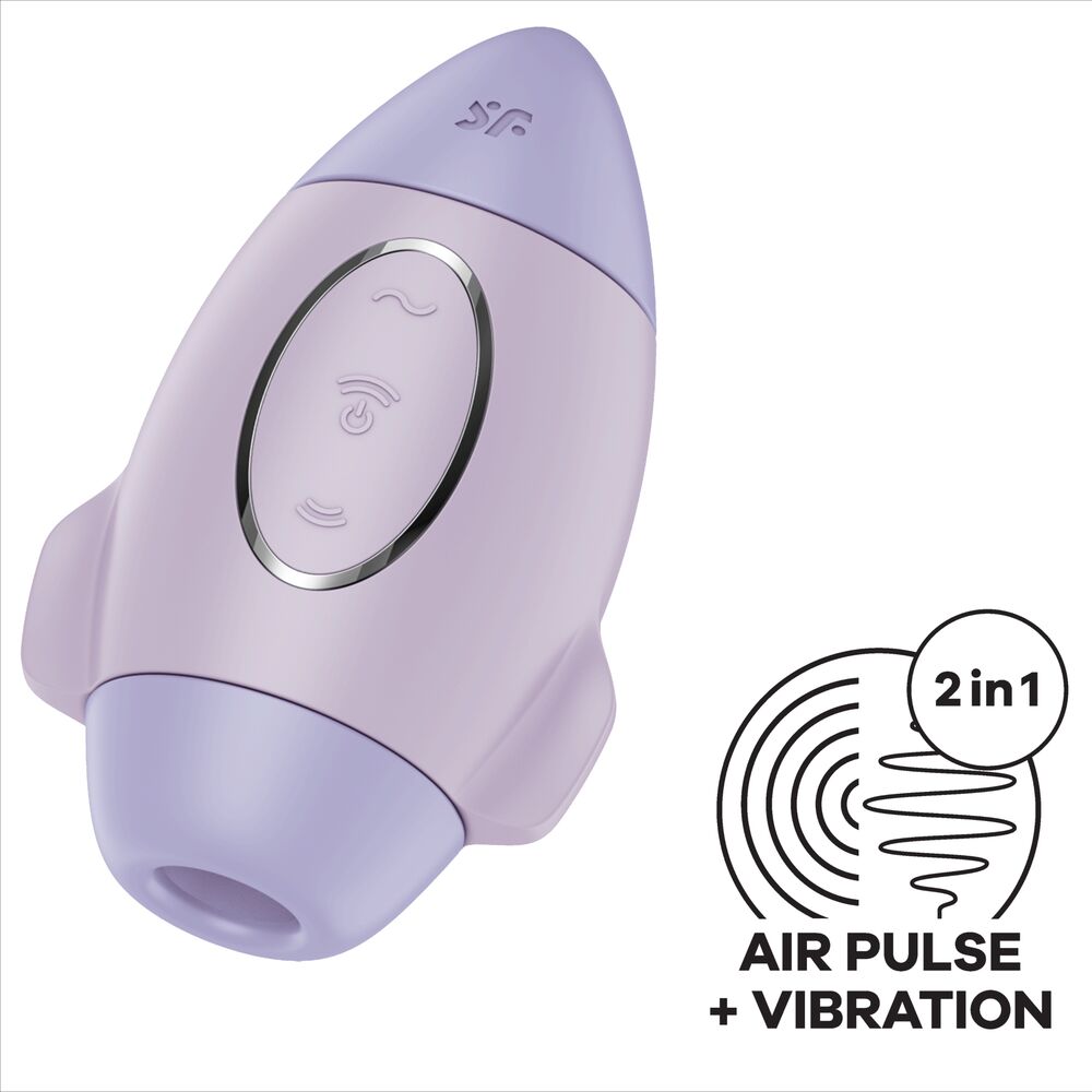 SATISFYER - MISSION CONTROL LILASTER SMALL DOUBLE PULSE VIBRATOR
