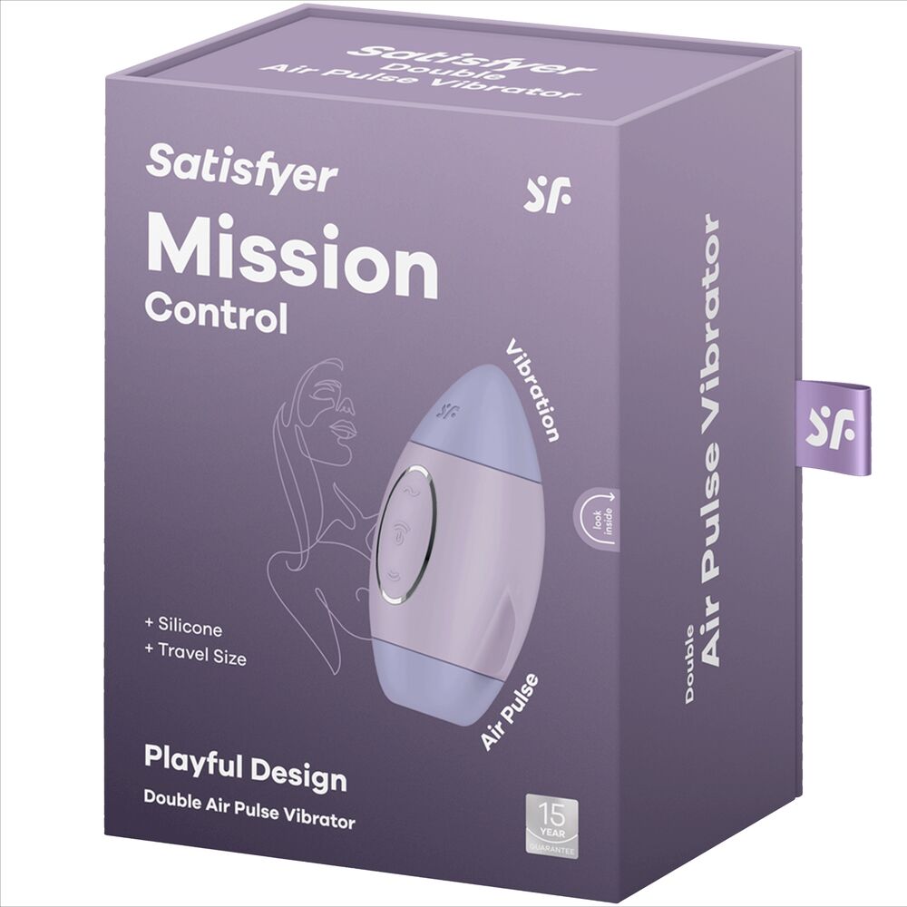 SATISFYER - MISSION CONTROL LILASTER SMALL DOUBLE PULSE VIBRATOR
