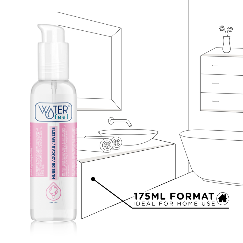 WATERFEEL - SUGAR CLOUDS LUBRICANT 175 ML