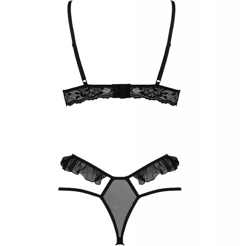 PASSION - DOLLY SET TWO-PIECE BLACK L/XL