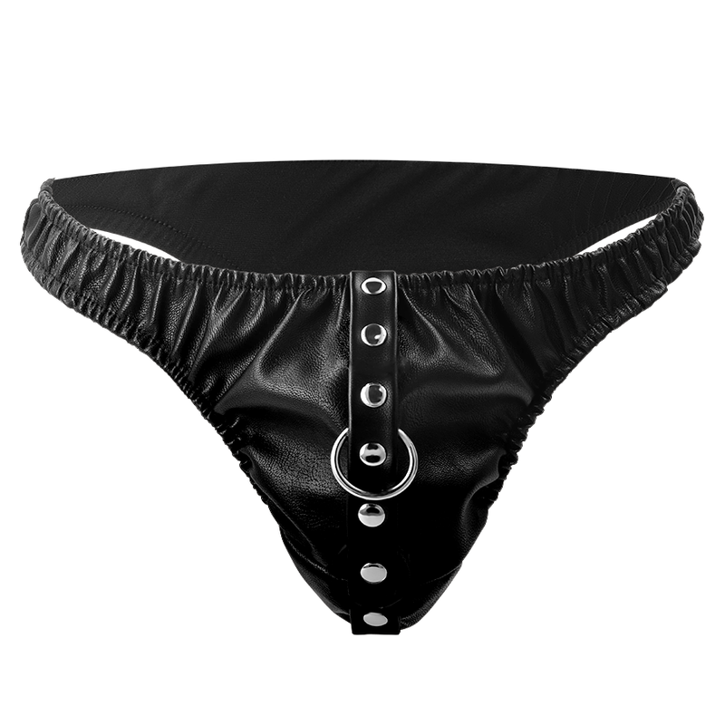 DARKNESS - SUBMISSION TANGA WITH METAL CHAIN