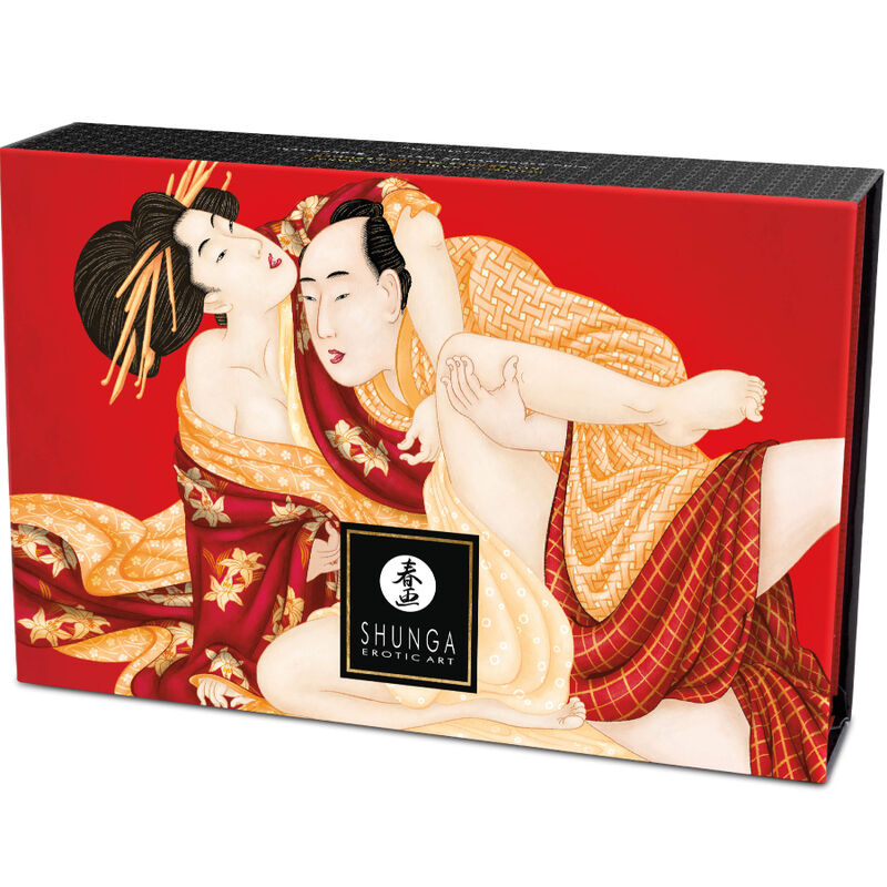 SHUNGA - STRAWBERRY EDIBLE MASSAGE POWDER SET
